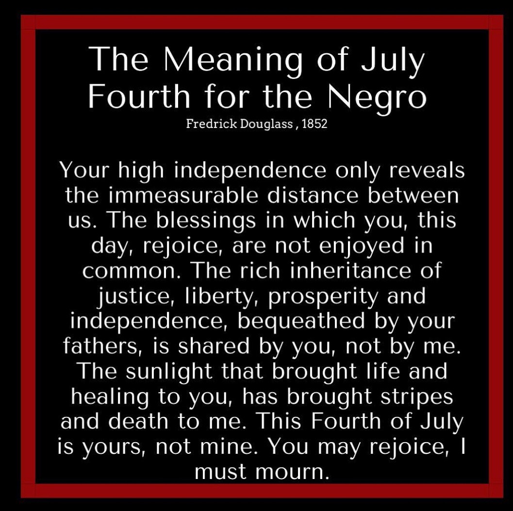 The Fourth Of July For The Negro Wdkx 103 9