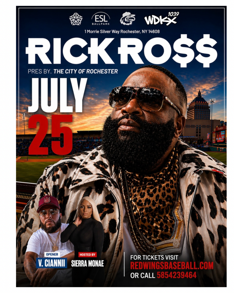 Rick Ross presented by The City of Rochester at ESL Ballpark